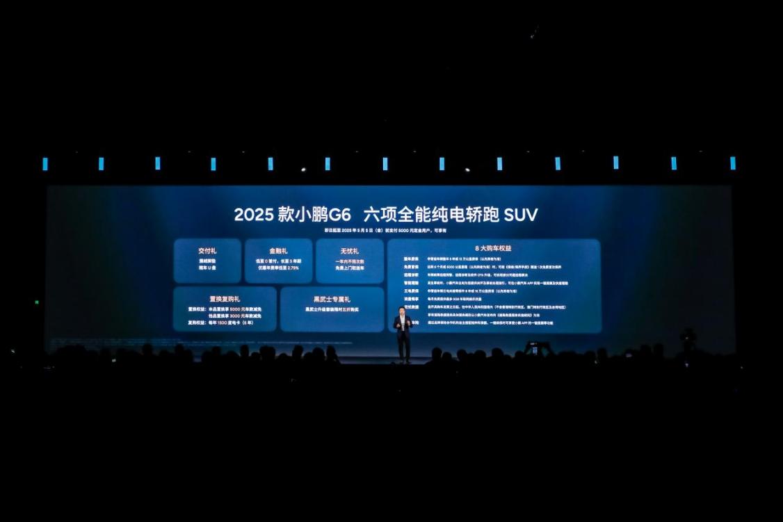 全系图灵AI智驾+5C超充AI电池全球车2025款小鹏G6小鹏G9正式上市(图3)