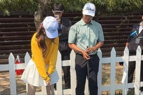 34岁杨颖挥杆澳门：当高尔夫球场成为女明星的红毯！(图2)