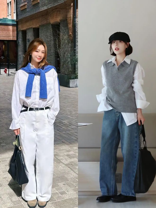 “白衬衫”原来也能很时髦！成熟女人这么穿轻松美出高级感