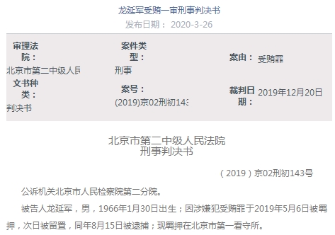 国开行原部门主任受贿1900万元被判10年行贿者拿高尔夫球包装现金(图1)